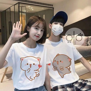ÁO ĐÔI THUN MÈO THẢ TIM SIÊU CUTE ATU01-250320