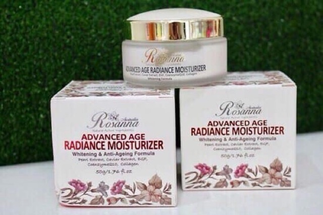 🌷🌸Kem dưỡng trắng da và chống lão hóa Rosanna Advanced Age Radiance Moisturizer 50g🌸🌷