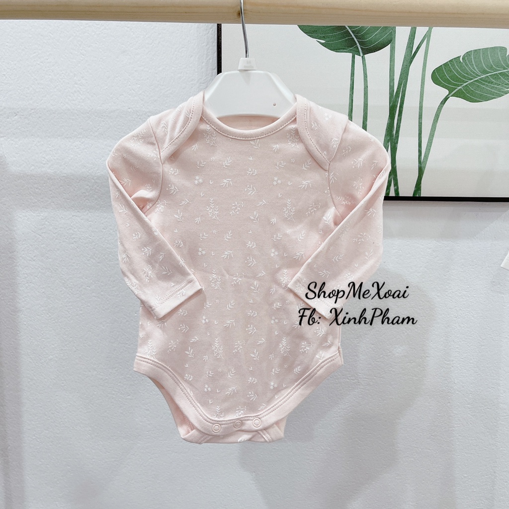 [Chọn mẫu][Size 56cm] Bodysuit dài tay cho bé size từ 3-4,5kg