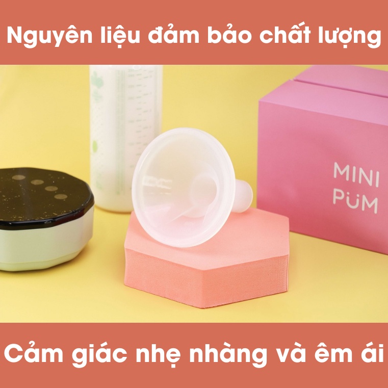 Phễu hút sữa silicon Mini Pum chính hãng, an toàn, không BPA