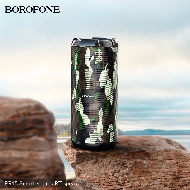 Loa Bluetooth BOROFONE BR15 âm thanh lớn, hỗ trợ AUX, thẻ nhớ TF - CHÍNH HÃNG
