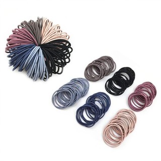 HỘP 100 DÂY CHUN BUỘC TÓC NỮ SIÊU CHẮC ( NHIỀU MÀU )