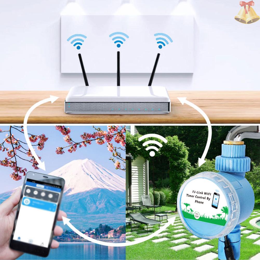 Thiết Bị Hẹn Giờ Tưới Nước Tự Động Kết Nối Wifi Điều Khiển Qua Ứng Dụng