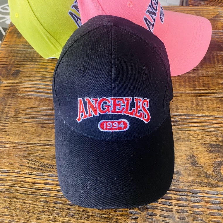 Nón kết lưỡi trai thêu chữ Angeles phong cách Ulzzang Hàn Quốc form unisex cho nam nữ mã N6