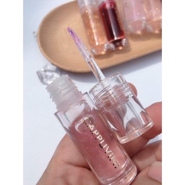 Set 3 Son Bóng Nhũ Dưỡng Môi CAPPUVINI Starry Crystal Lip Honey | BigBuy360 - bigbuy360.vn