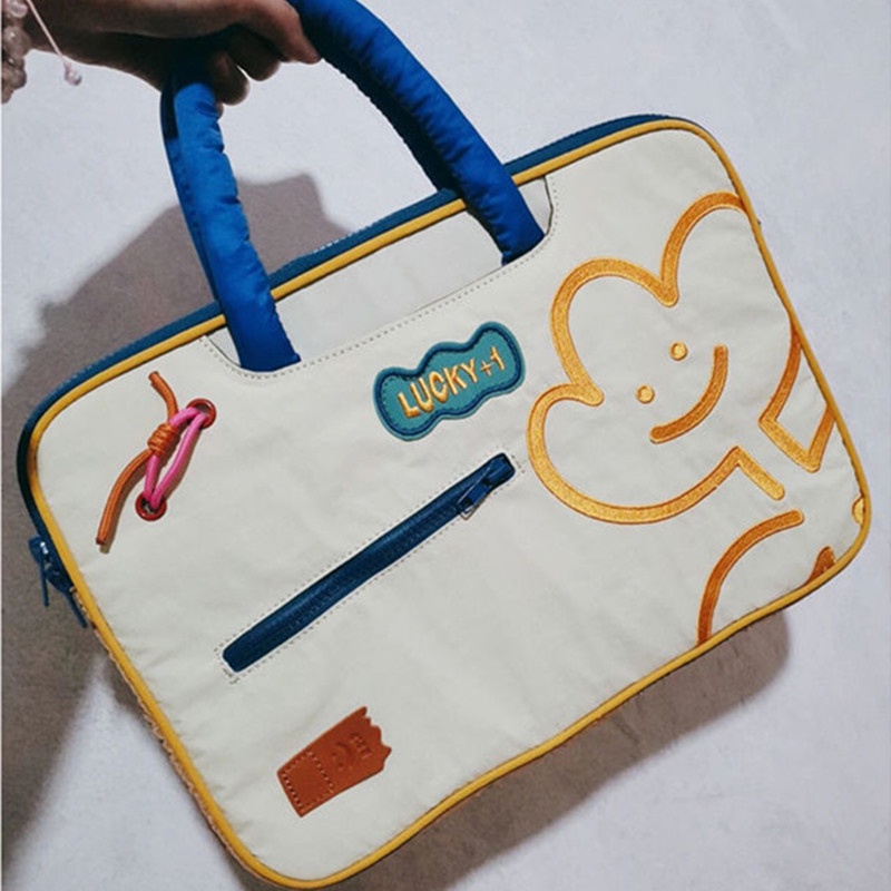 Túi Xách Laptop Dễ Thương Cho MacBook Air M1 Case Xiaomi Dell Asus Lenovo 13 14 15 15.6 Inch