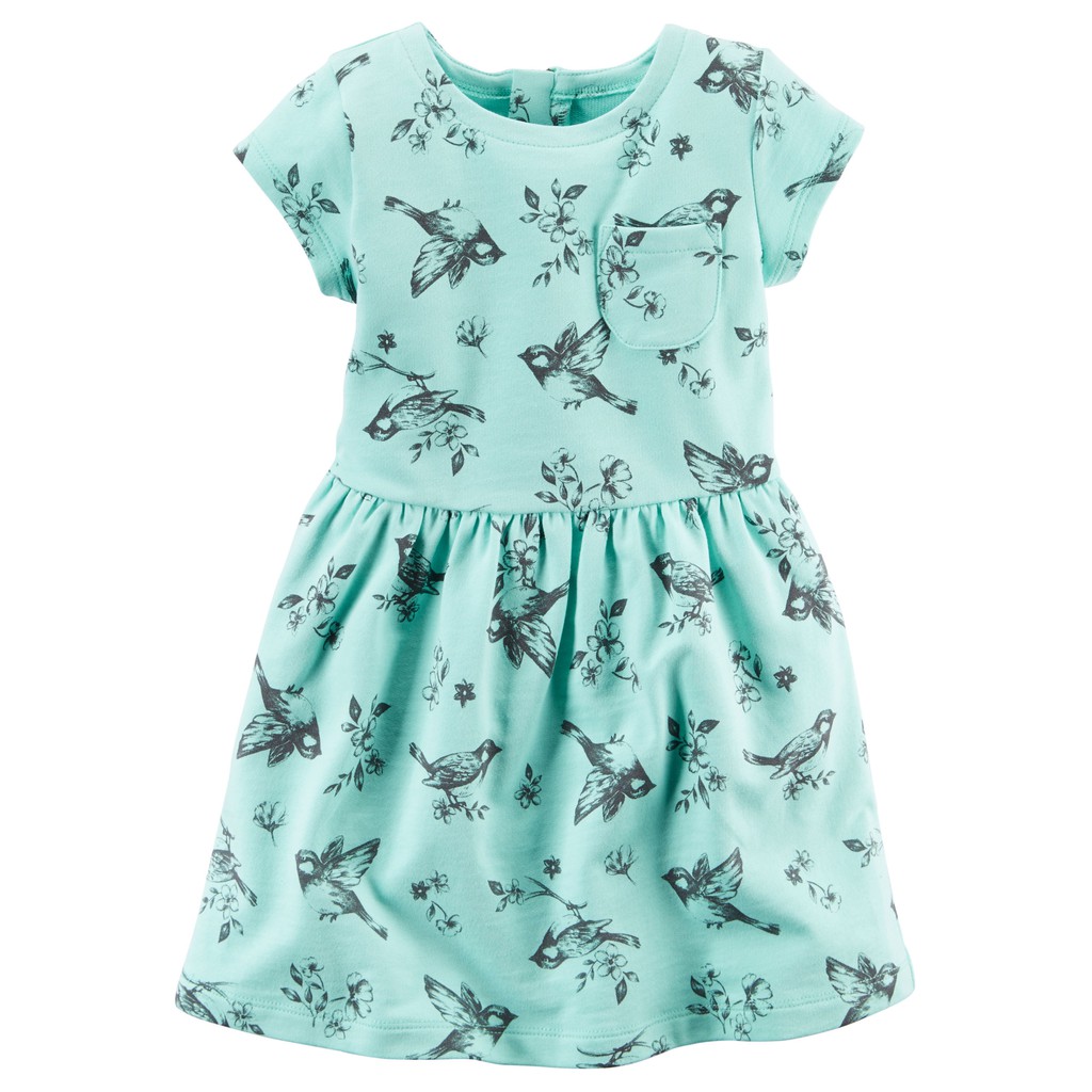 Đầm xanh bird (2-4T) Chính Hãng Oshkosh Mỹ
