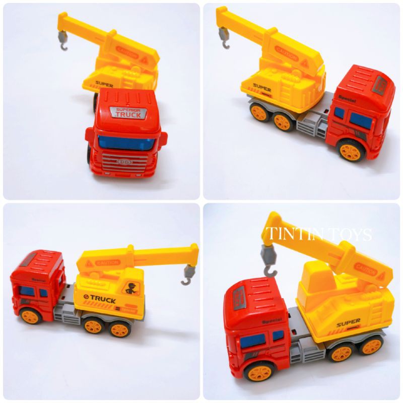 [ĐEP-Trớn Xịn] Đồ chơi xe công trường 13cm có trớn xịn