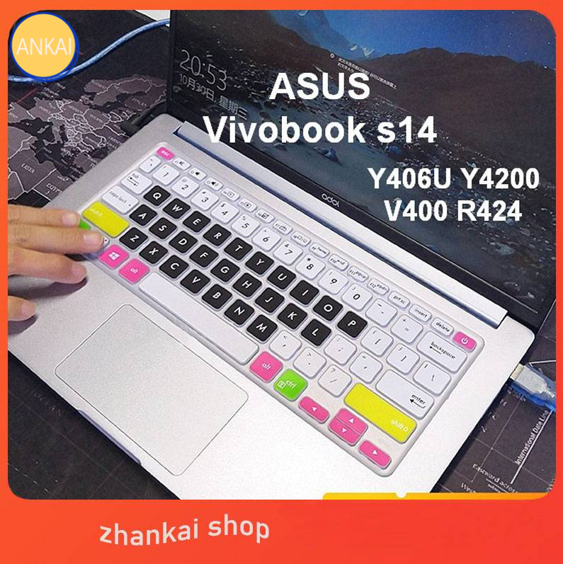 Tấm Lót Bảo Vệ Bàn Phím Máy Tính Asus Vivobook S14 Y406U M409B M409D A416J A412 Prado14 14 Inch