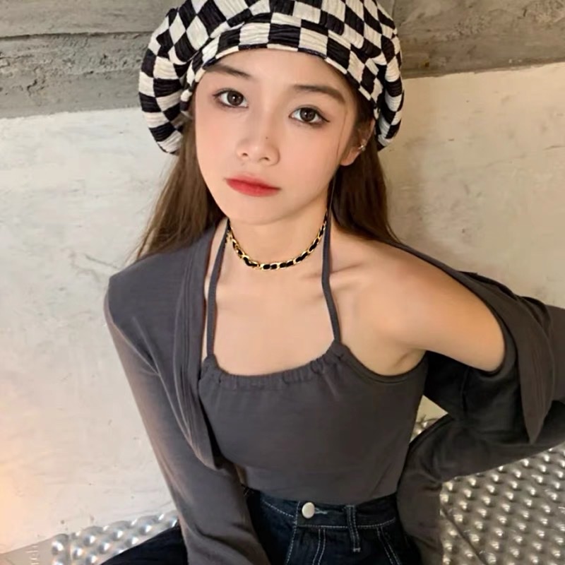 Vòng Cổ Da Phối Xích Trơn - Vani Store - TS000671