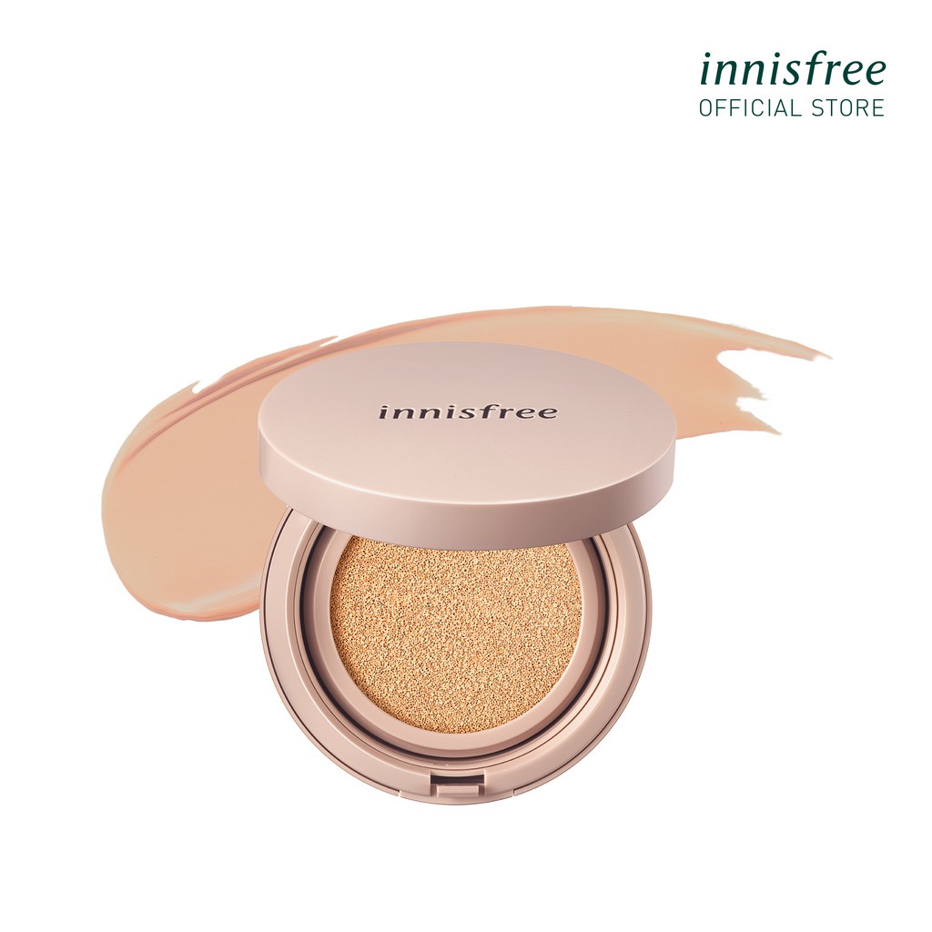 [Mã COSIF05 giảm 10% đơn 400K] Phấn nước trang điểm căng bóng innisfree Skin Fit Glow Cushion SPF34 PA++ 14g