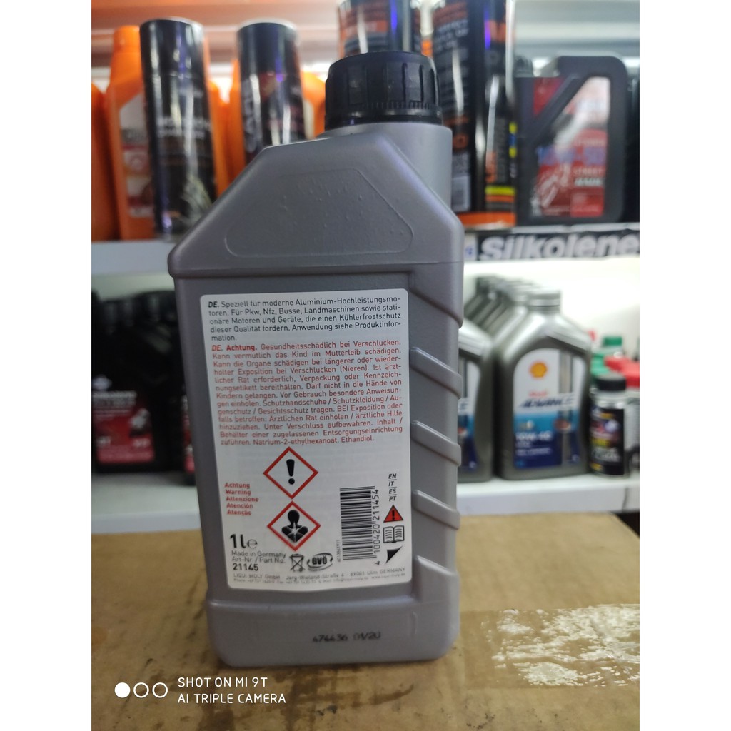 Nước làm mát động cơ Liqui Moly màu đỏ pha sẵn