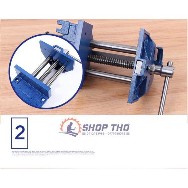 Eto kẹp bàn cỡ 7''- Vise Quick Release