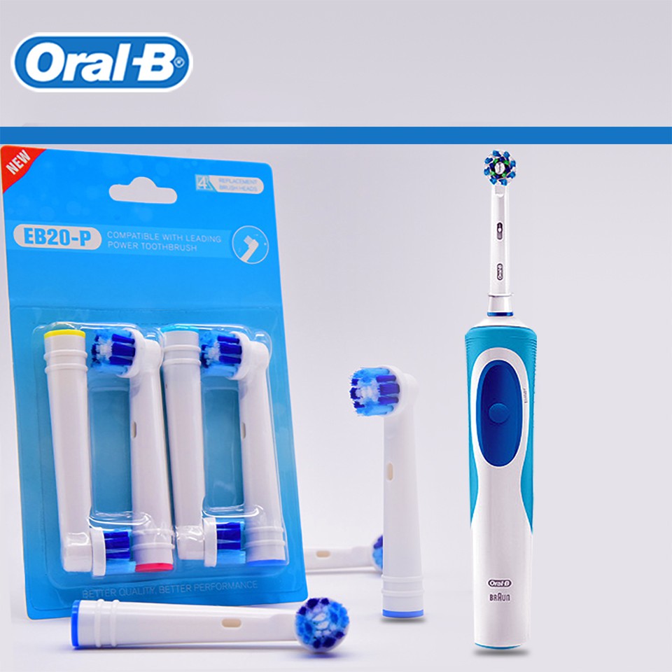 COMBO - Mua 3 bộ tặng 1 bộ 4 đầu bàn chải đánh răng thay thế cho máy Oral B - Shop HTM2000