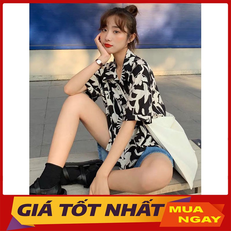 Áo Sơ Mi Họa Tiết Hoa Lá Cành Hàng Đẹp M2201