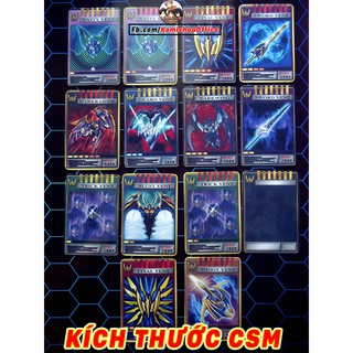 Set Knight 14 thẻ Advent - Kích thước CSM - KamiShop - Kamen Rider Card