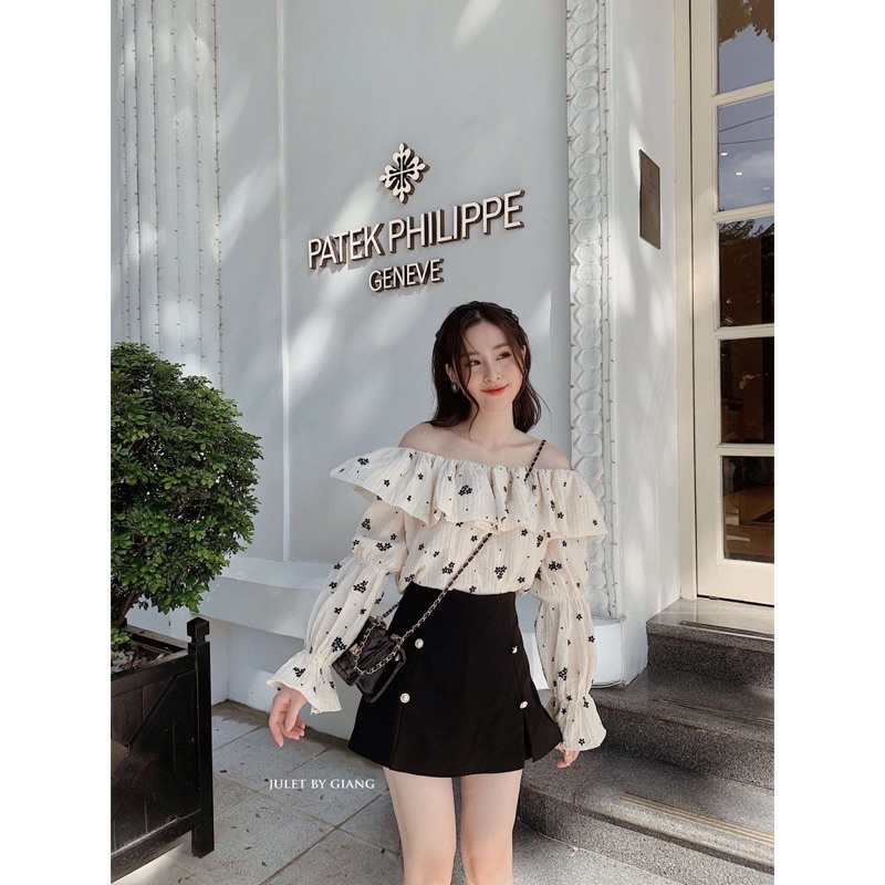 Áo trễ vai Barboe top Julietbygiang size S