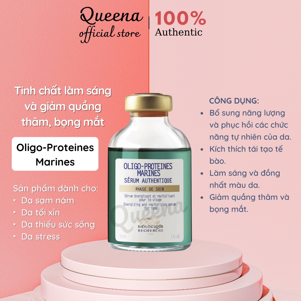 Serum Oligo-Proteines Marines 30ml giảm quầng thâm mắt, bọng mắt cải thiện da sạm nám - 4K0410