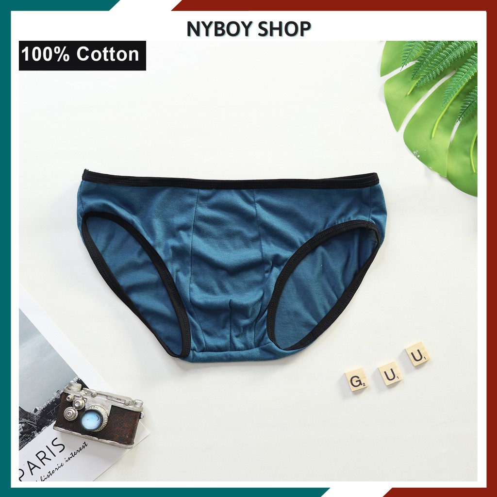 Quần lót/ sịp nam kiểu tam giác 100% cotton , Co giãn tốt - nyboys