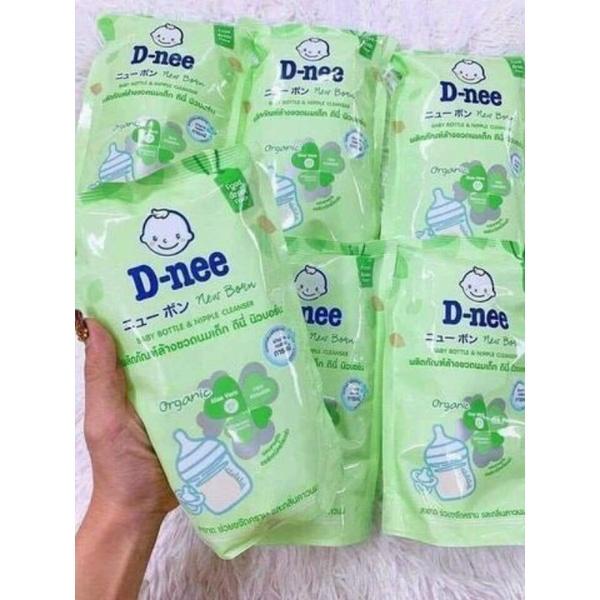 NƯỚC RỬA BÌNH SỮA DNEE ORGANIC DẠNG TÚI THÁI LAN🇹🇭- Bộ dụng cụ rửa bình sữa