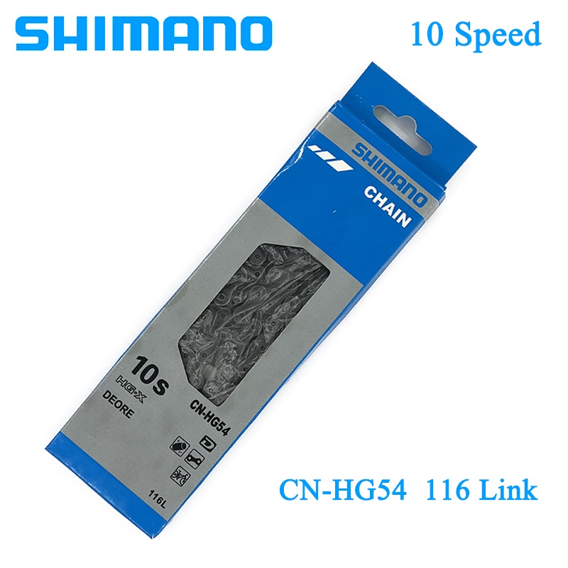 Dây Xích Xe Đạp Leo Núi Shimano deore HG54 10 10s HG-X HG-54 Cho deore m591 m610 m670 m6000