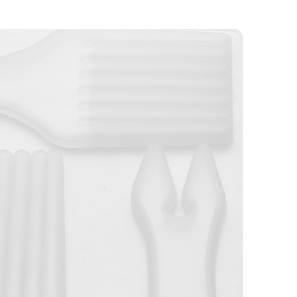 GOGOUP Khuôn Silicone Làm Lược Chải Tóc Hình Lược Châu Phi