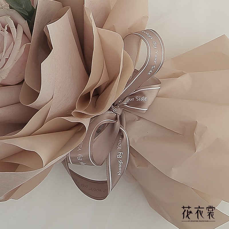 RUY BĂNG LỤA CAO CẤP chữ "Alway by your side"