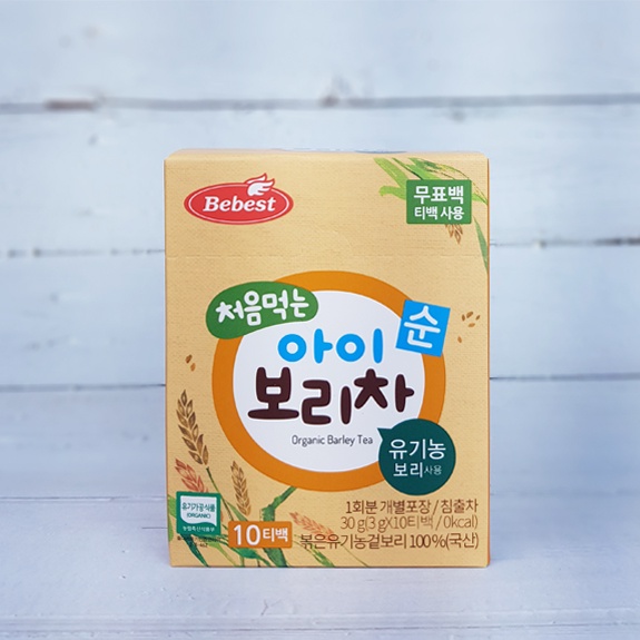 Trà Hữu Cơ Bebest Hàn Quốc Cho Bé Từ 6 Tháng Tuổi Vị Lúa Mạch Hồng Trà Quyết Minh Tử Chống Tưa Lưỡi