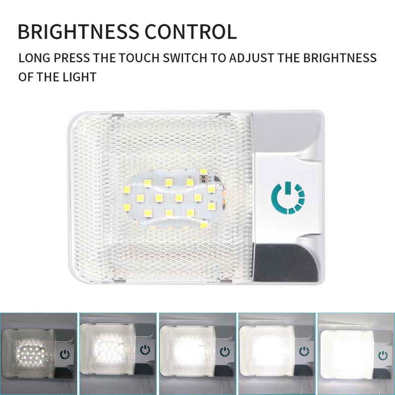 Đèn LED 12V Ánh Sáng Trắng Gắn Trần Nhà Trang Trí Nội Thất