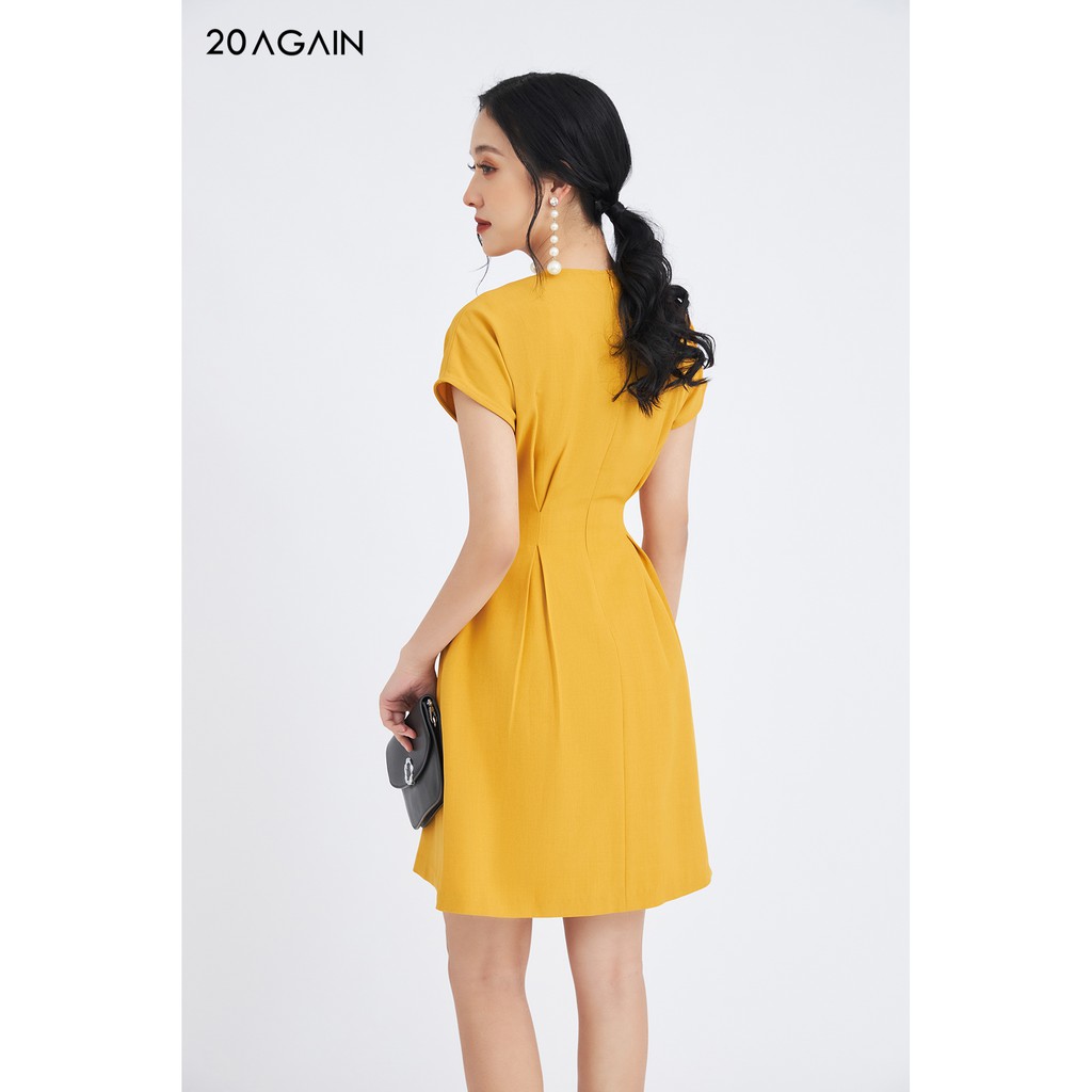 Đầm xòe ngắn tay liền vai vạt chồng - 20 Again - DEA1118 | BigBuy360 - bigbuy360.vn