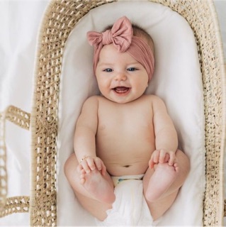 TURBAN NƠ SIÊU MỀM CHO BÉ SƠ SINH