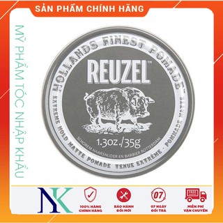 Sáp Reuzel Extreme Hold Matte Pomade Tạo Kiểu Tóc Siêu Cứng 35g