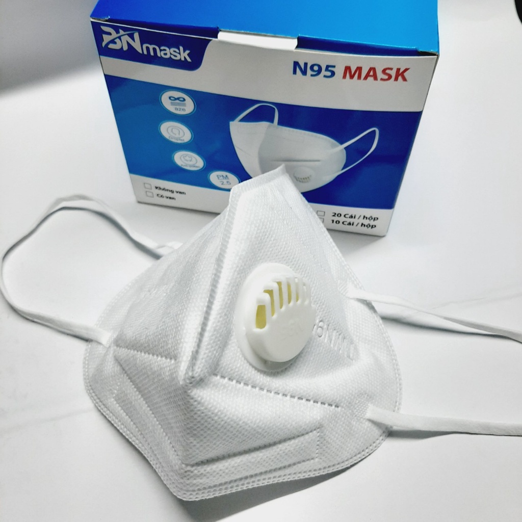 Hộp 10 Cái Khẩu Trang N95 MASK Có Van Thở | BigBuy360 - bigbuy360.vn