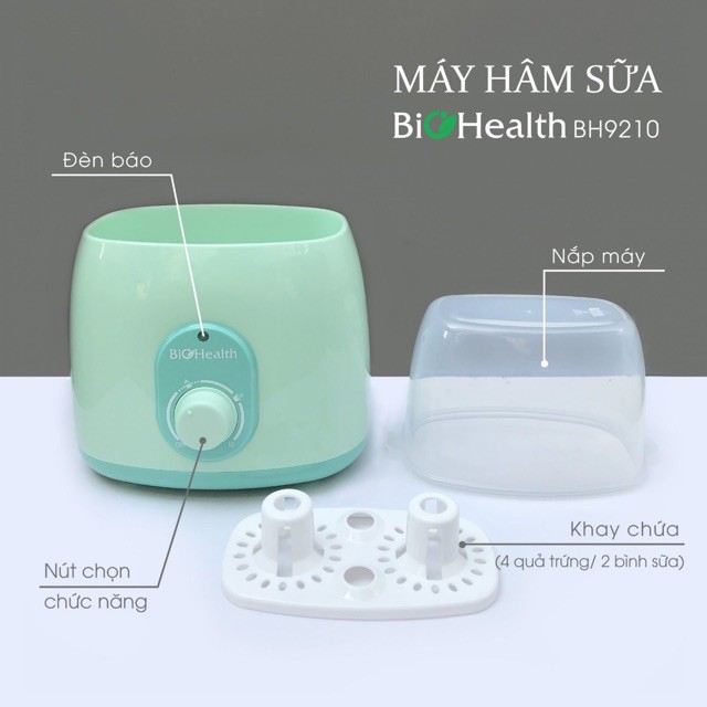 MÁY HÂM SỮA ĐA NĂNG HAI BÌNH BIOHEALTH BH9210