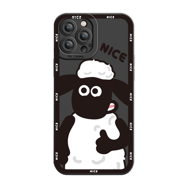 Ốp Điện Thoại Cạnh Vuông In Hình Cừu Shaun the Sheep Cho Samsung Galaxy A33 A53 A73 5G A32 A52S A72 A31 A41 A71