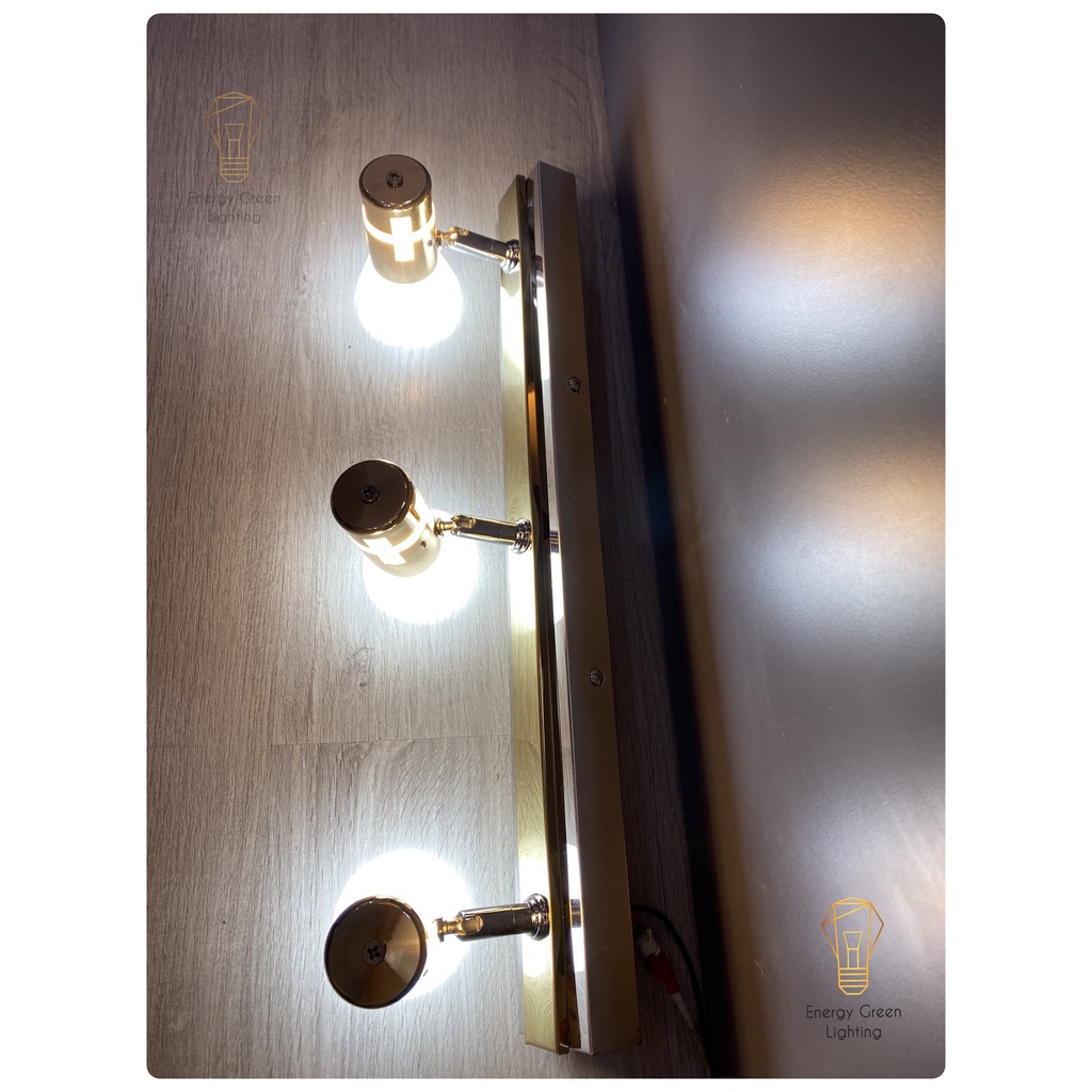 Đèn soi tranh Energy Green Lighting - chiếu sáng 120-3 24w Thuỷ Tinh - Điều chỉnh được góc chiếu - Bảo Hành 12 Tháng