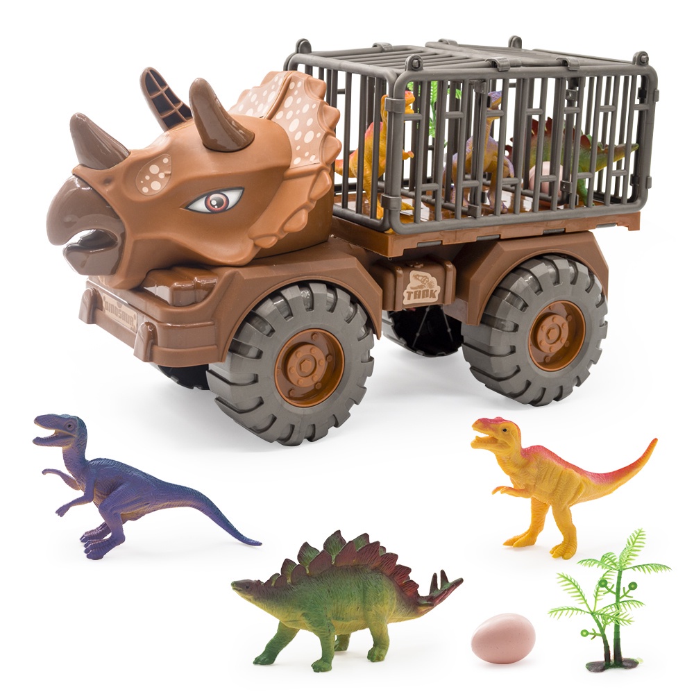 SEASUN TOYS Xe khủng long đồ chơi chống đổ cho trẻ em