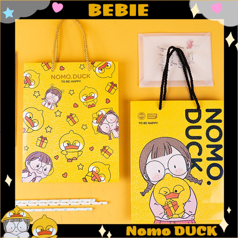 Túi giấy đựng quà tặng in hình vịt xinh xắn Nomo Duck BeBie - BP530