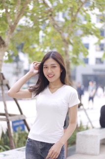 Áo pull cổ tim