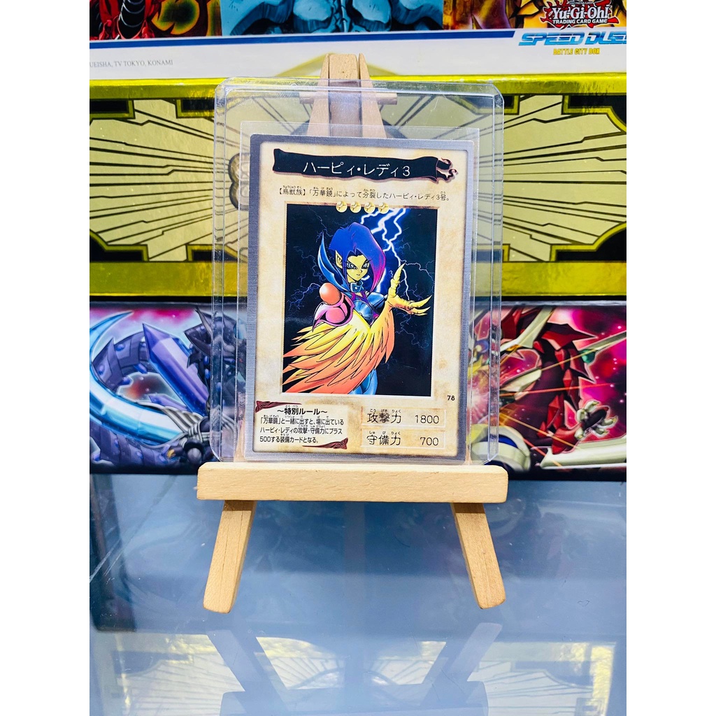[ Dưa Hấu Yugioh ] Lá bài thẻ bài cổ Yugioh Bandai Harpie Lady 3 - Tặng bọc bài nhựa bảo quản