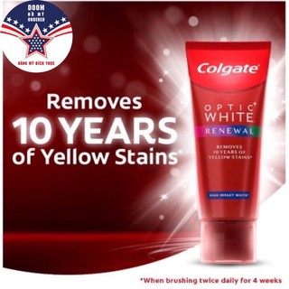 Kem đánh răng Colgate Optic White 116g