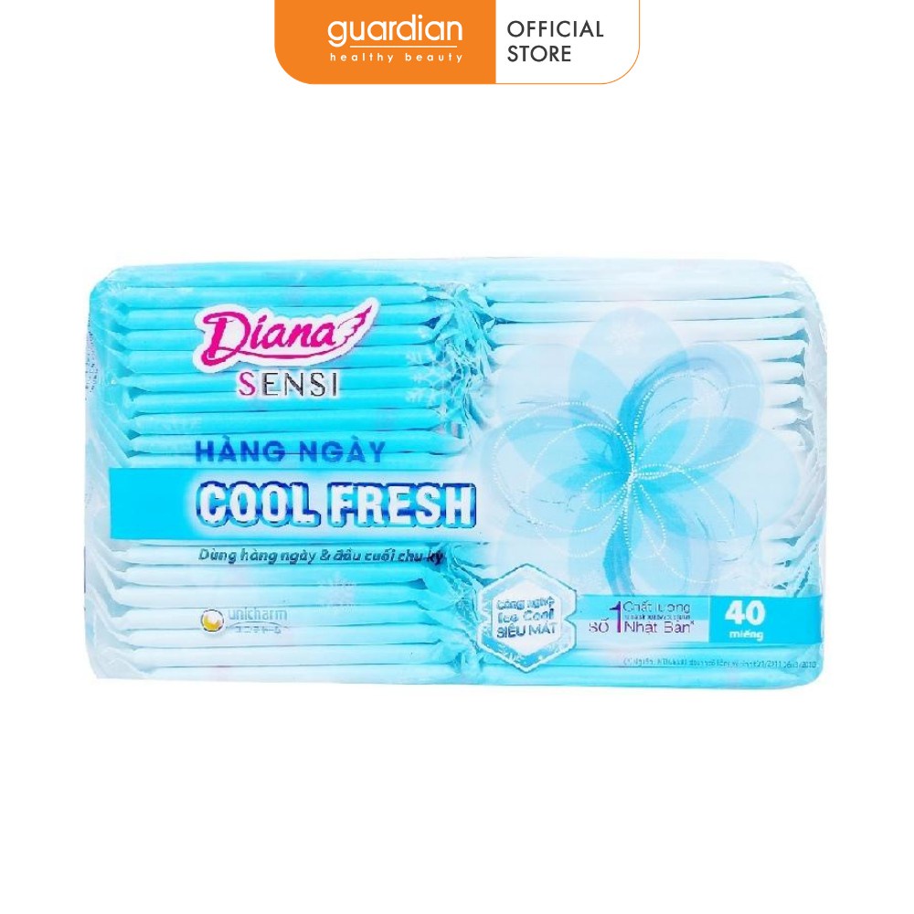 Băng Vệ Sinh Hàng Ngày Diana Sensi Cool Fresh (40 miếng)