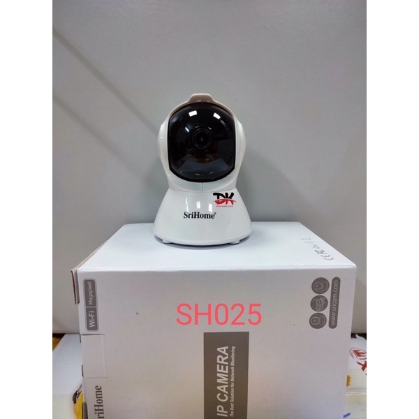 Camera wifi srihome SH025 xoay 360 trong nhà