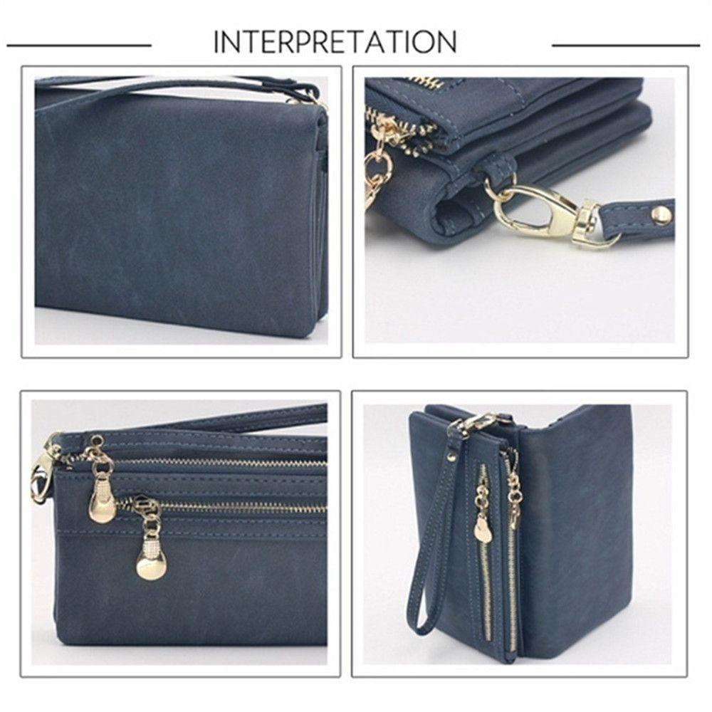 UUMIR Ví Da Cầm Tay Dáng Dài Thời Trang Xinh Xắn Cho Nữ