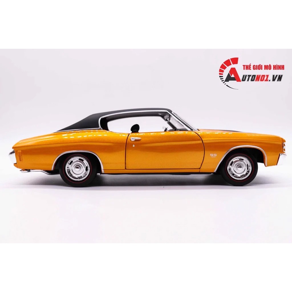 MÔ HÌNH XE CHEVROLET CHEVELLE SS454 SPORT COUPE ORANGE 1:18 MAISTO 1971