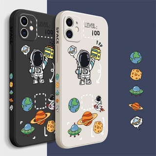 Ốp Điện Thoại Mềm In Hình Phi Hành Gia Hoạt Hình Cho OPPO A16 A16K A74 A71 A57 A39 A37 A83 A37 F9 F11 Pro F1s F7 F5