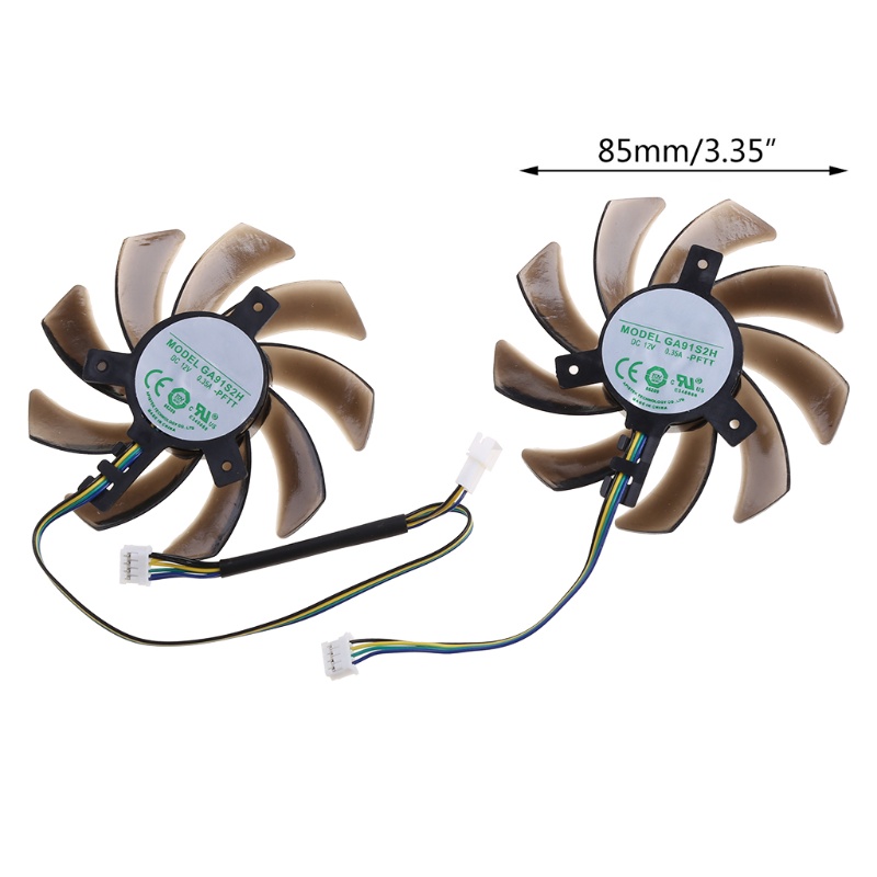 Quạt tản nhiệt GPU 85mm chất lượng cao cho card đồ họa Maxsun GTX1060 1070 1080 GTX1070Ti Palit