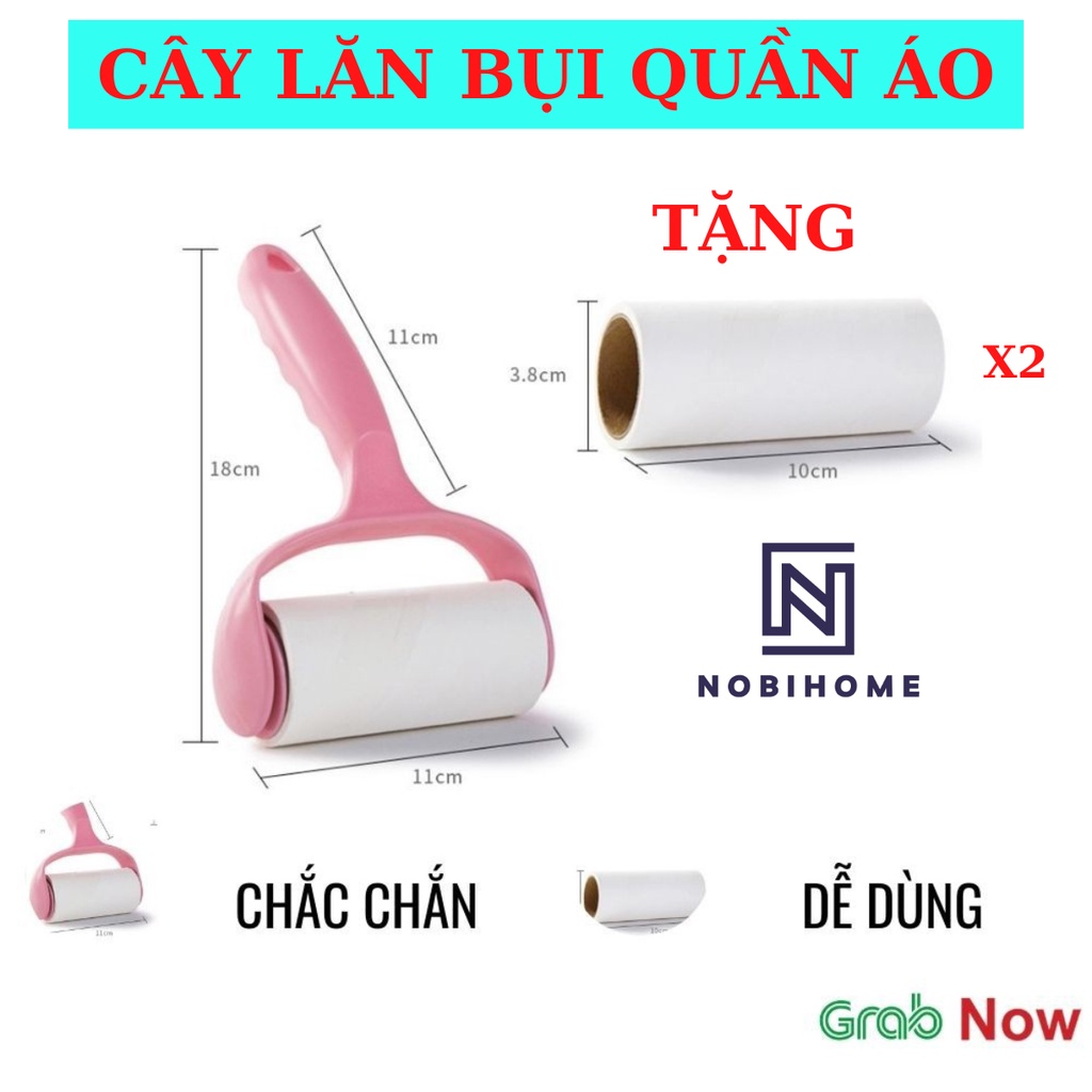 Cây Lăn Buị Quần Áo Đa Năng Mini Nobihome Làm Sạch Quần Áo,Ga Giường, Sofa, Lông Chó Mèo