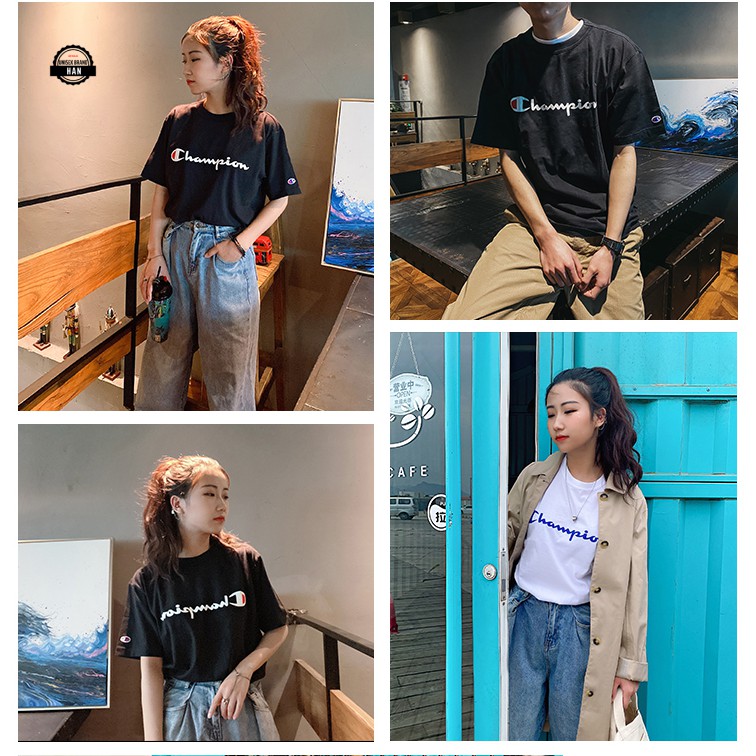 [𝐅𝐑𝐄𝐄𝐒𝐇𝐈𝐏 𝐓𝐔̛̀ 𝟐𝟎𝐊]ÁO THUN UNISEX NAM NỮ DÁNG THỤNG HONG KONG - CHỮ THÊU -CHẤT LIỆU COTTON -HÀNG SẢN XUẤT