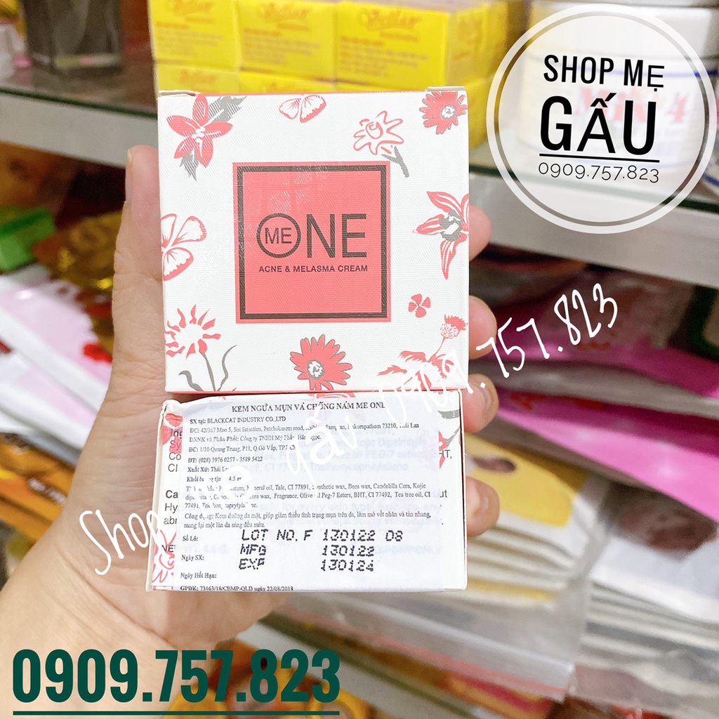 Kem dưỡng trắng da one Thái Lan hộp 4,5gram
